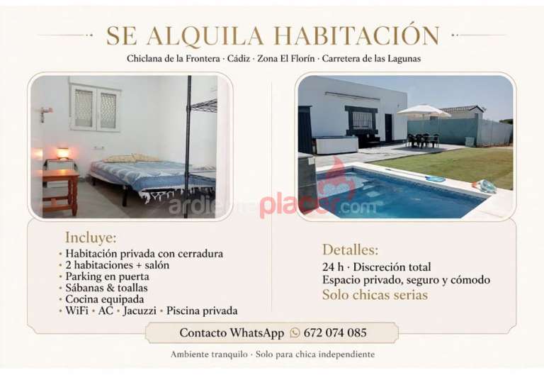 HABITACION PARA CHICA INDEPENDIENTE