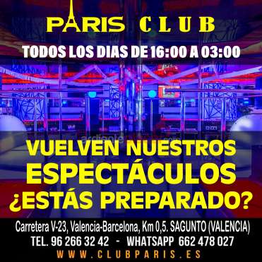 PREPARATE PARA LOS SHOWS DE CLUB PARIS 662478027